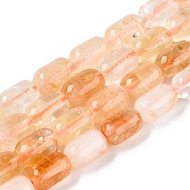 Natural Citrine Beads Strands, Column