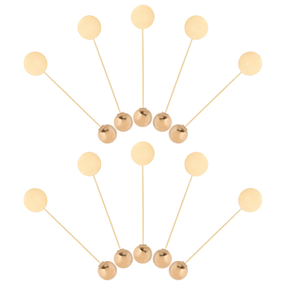40 шт. значков из цинкового сплава, фурнитура для броши, cmолой