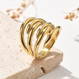 304 многослойные кольца из нержавеющей стали, ионное покрытие (ip)