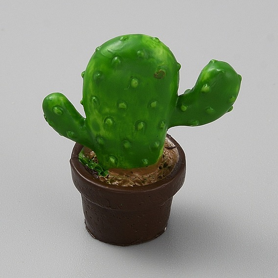 Кактусовые миниатюрные украшения, аксессуары для домашнего кукольного домика с микро-ландшафтом, притворяясь опорными украшениями