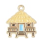 Pendentifs en émail , charmes de la maison, or