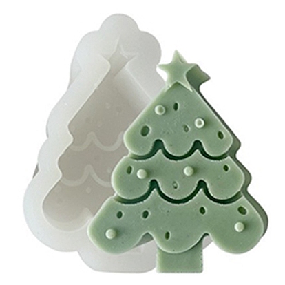 Силиконовые формы для свечей на рождественскую тематику своими руками, для изготовления ароматических свечей, дерево/снеговик/дом
