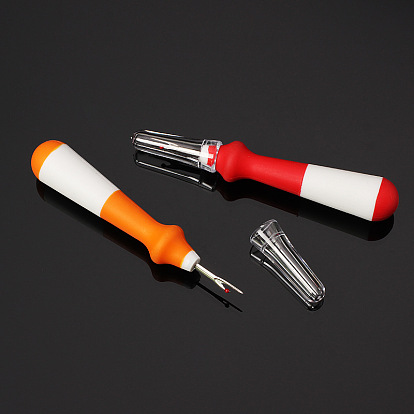 Seam remover labor-saving sharp multi-color glue-coated seam remover cross-stitch secant knife sewing accessories