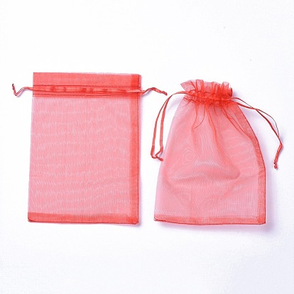 Solid Color Organza Bags, Wedding Favor Bags, Favour Bag, Mother's Day Bags, Rectangle