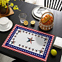 American Independence Day Placemat Fabric Insulation Table Mat Holiday Decoration Western Napkin Napkin