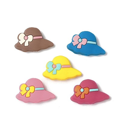 Hat with Bowknot Silicone Focal Beads