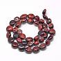 Natural Red Tiger Eye Beads Strands, Oval