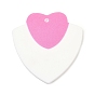 Непрозрачные акриловые подвески, шарма сердца