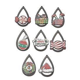 Древесины подвески, слеза, прелести рождественской тематики