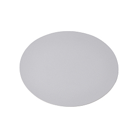 Водонепроницаемый кожаный коврик для мыши, плоско-круглые