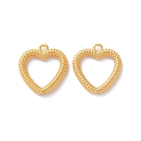 Латунные подвески, сердце прелести