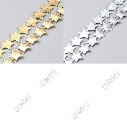 2 Rolls 2 Colors  Cloth Star Lace Trims, Decor Lace Ribbons