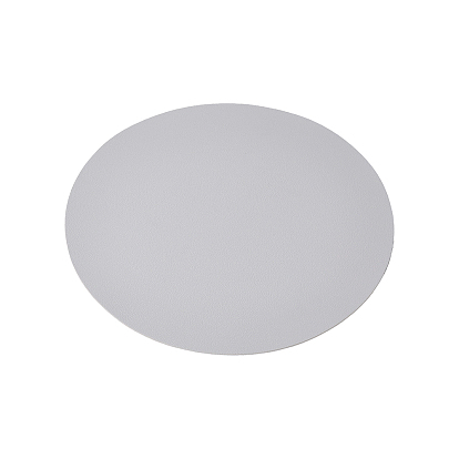 Водонепроницаемый кожаный коврик для мыши, плоско-круглые