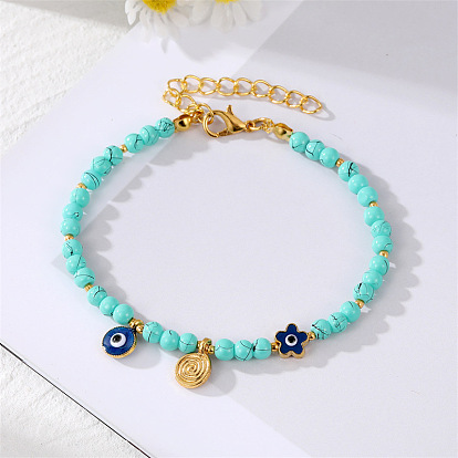 Colorful Pearl Flower Bracelet with Unique Design and Handmade Beads