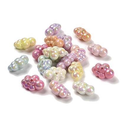 УФ-покрытие непрозрачные радужные переливающиеся акриловые бусины, облако