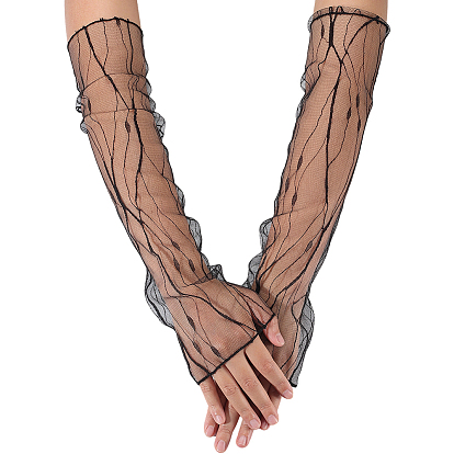 Нарукавники из полиэстеровой сетки для женщин