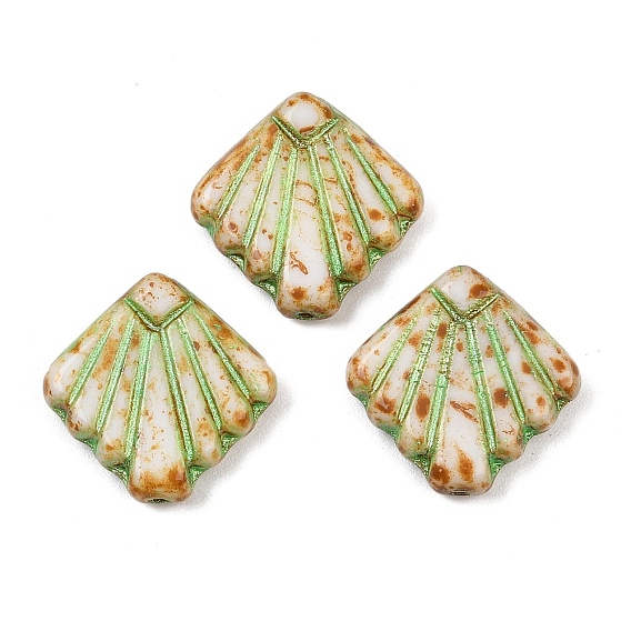 Чешские прессованные стеклянные бусины, формы раковины