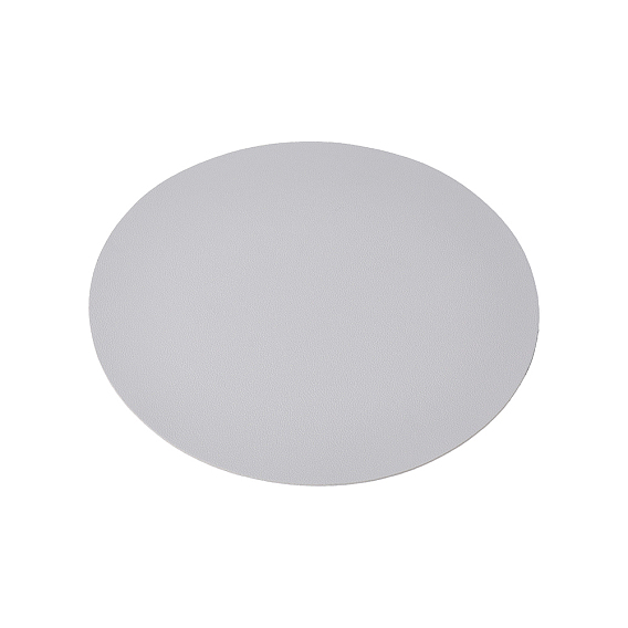 Водонепроницаемый кожаный коврик для мыши, плоско-круглые