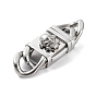 304 Stainless Steel Bayonet Clasps, Skull