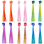 12Pcs 6 Colors Polyester Wrist Sash, Wrist Corsage, Flower