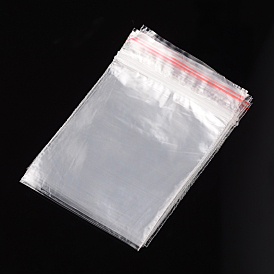 Plastic Zip Lock Bags, Resealable Small Jewelry Storage Bags Self Seal Bags, Top Seal, Rectangle