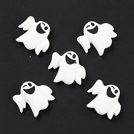 Ghost Opaque Resin Cabochons, for Halloween