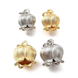 Латунные подвески, с целью перехода в кольце, без кадмия, без никеля и без свинца, ландыш