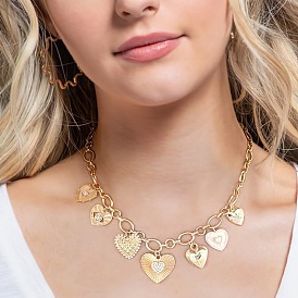 Латунные подвески-нагрудники для женщин, золотые