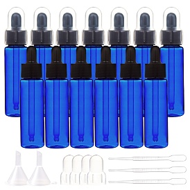 BENECREAT 30ml Essential Oil Bottles Plastic Bottles with Pipettes, Funnel, Droppers for Essential Oil Aromatherapy Perfume