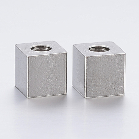 Placage ionique (ip) 304 billes d'acier inoxydable, cube