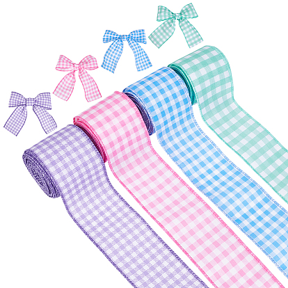 4 рулоны 4 цвета полиэфирной ленты, аксессуары для одежды, пасхальные темы