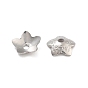 Non-Tarnish 201 Stainless Bead Caps, Star