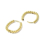 Real 18K Gold Plated 316 Stainless Steel Hoop Earrings