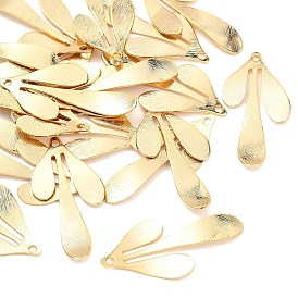 Латунные подвески, лист прелести, без никеля 
