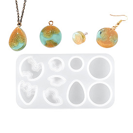 Silicone Molds, Resin Casting Molds, For UV Resin, Epoxy Resin Jewelry Making, Ocean Theme