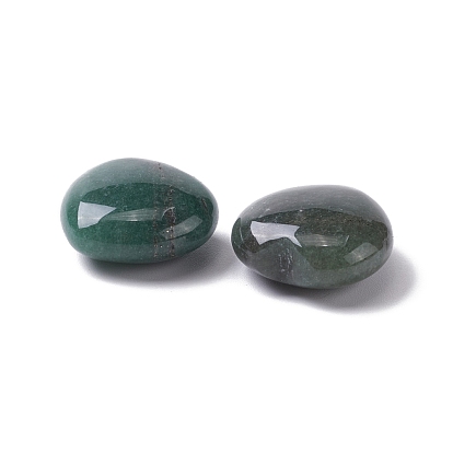 Natural Jade Heart Love Stone, Pocket Palm Stone for Reiki Balancing