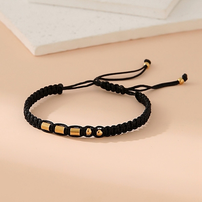 Браслеты из нержавеющей стали в стиле азбуки Морзе для женщин и мужчин