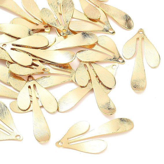 Латунные подвески, лист прелести, без никеля 