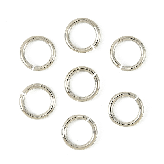 Offene Messing-Sprungringe von shegrace, Runde, langlebig überzogen, Cadmiumfrei und Nickel frei und Bleifrei