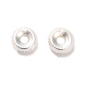 Alloy Spacer Beads, Long-Lasting Plated, Saucer Beads