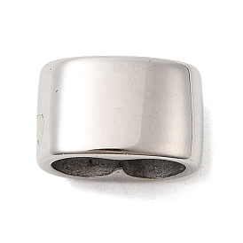 304 распорные втулки из нержавеющей стали, прямоугольные, для изготовления кожаных браслетов, не тускнеет