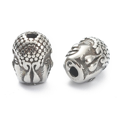 304 Stainless Steel Beads, Buddha