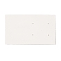 Rectangle Paper Earring Stud Display Cards, Jewelry Display Card for Earrings Storage