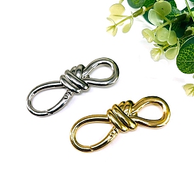 Alloy Spring Gate Rings, Infinity
