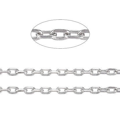 Ионное покрытие (ip) 304 кабельные цепи из нержавеющей стали, цепи с алмазной огранкой, пайки, граненые, с катушкой, овальные