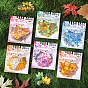 10Pcs 10 Styles Musical Maple Leaf Waterproof PET Plastic Self-Adhesive Decorative Stickers, Laser Autumn Leaf Decals for Scrapbooking, Travel Diary Craft