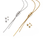 304 définit bijoux en acier inoxydable, pendentifs et boucles d'oreille, rond et bande