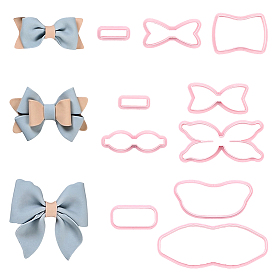 3 наборы 3 стили ПП пластиковые формы для выпечки печенья, бантом