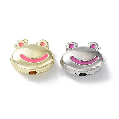 Рейка покрытие сплава эмалевые бусины, лягушка