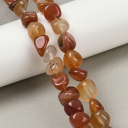 Натуральный красный агат бисер нитей, окрашенная и подогревом, упавший камень, самородки